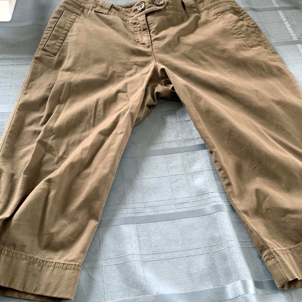 Ann Taylor cotton cargo capris